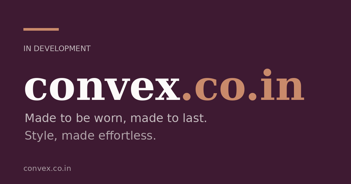 Link preview image for convex.co.in